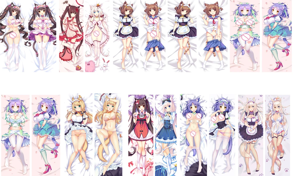 2018 March update Anime NEKOPARA шоколад ваниль азуки Кокосовая Корица Подушка Dakimakura