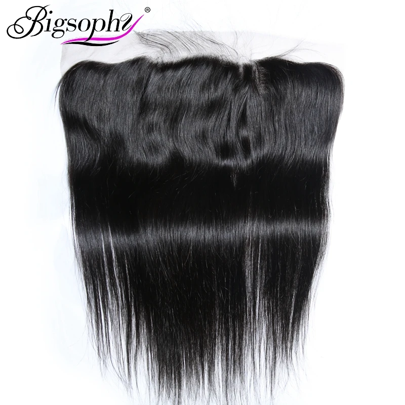 Bigsophy Hair Straight Wave Brazilian Weave Hair Bundles 3Bundles Hair With 13*4 Frontal Closure 100% Remy Human Hair Extension Bigsophy Hair Straight Wave Brazilian Weave Hair Bundles 3Bundles Hair With 13*4 Frontal Closure 100% Remy Human Hair Extension