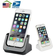 Американские запасы USB зарядное устройство док-станция Подставка для зарядки док-станция для Apple iPhone SE 5 5S 5C 6 6S Plus 7 Pro
