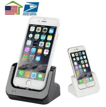 Us stocks USB Charger Dock Stand Station Cradle Charging Dock Station For Apple iPhone SE 5 5S 5C 6 6S Plus 7 Pro
