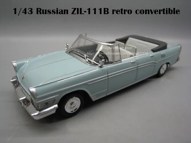

rare 1/43 Former Soviet Union Russian ZIL-111B Presidential Cabriolet Alloy automobile model Collection model