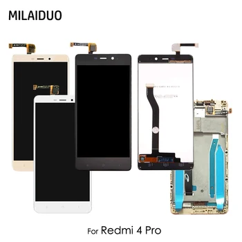 

LCD Display For Xiaomi Redmi 4 Pro Touch Screen Digitizer LCD For Redmi 4 Pro Assembly Replacement With Frame Black White Gold
