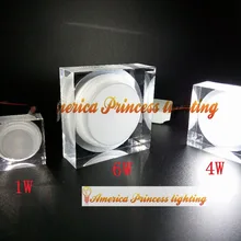 Звездные огни 4 Вт акриловый кристалл для квадратного шкафа свет потолочный светодиодный светильник AC110-240V, диаметр 7,2 см