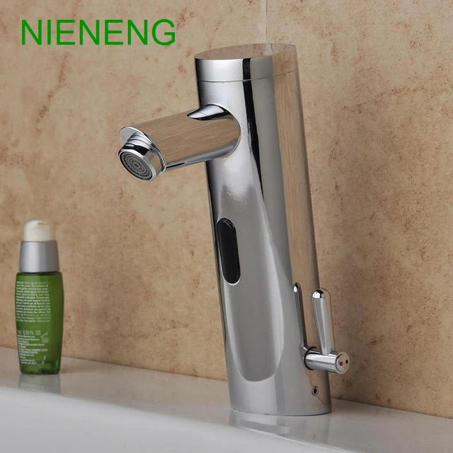 Nieneng Sensor Faucet Bathroom Sink Mixer Hot Cold Water Automatic Nieneng Sensor Faucet Bathroom Sink Mixer Hot Cold Water Automatic Basin Faucets Medical Tap Br Taps