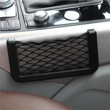Lado do assento de carro Universal Grande 15*8 CM preto saco de armazenamento Net bolso Para Chevrolet Cruze Malibu Captiva Lova Aveo Trax Opel Mokka