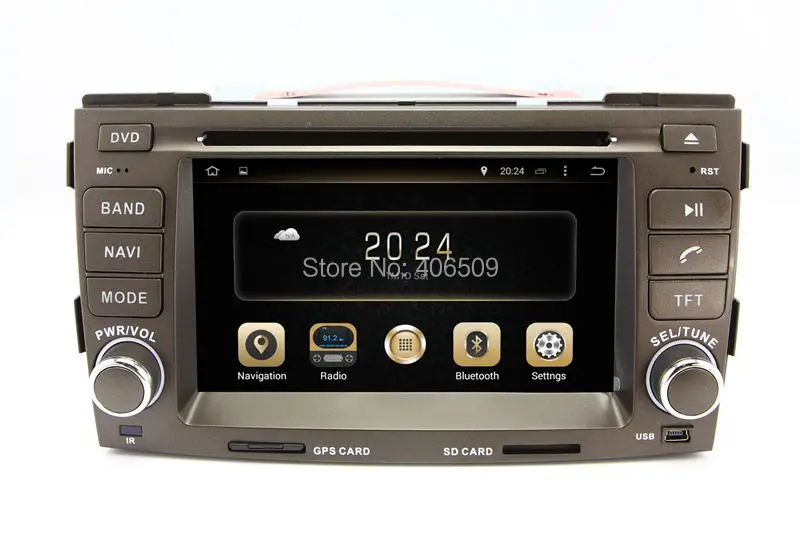 Perfect Android 8.0 Car GPS Navigation DVD for Hyundai Sonata 2009 2010 with Radio BT SD USB AUX MP3 Video Stereo WiFi 8Core CPU 2G+32G 0