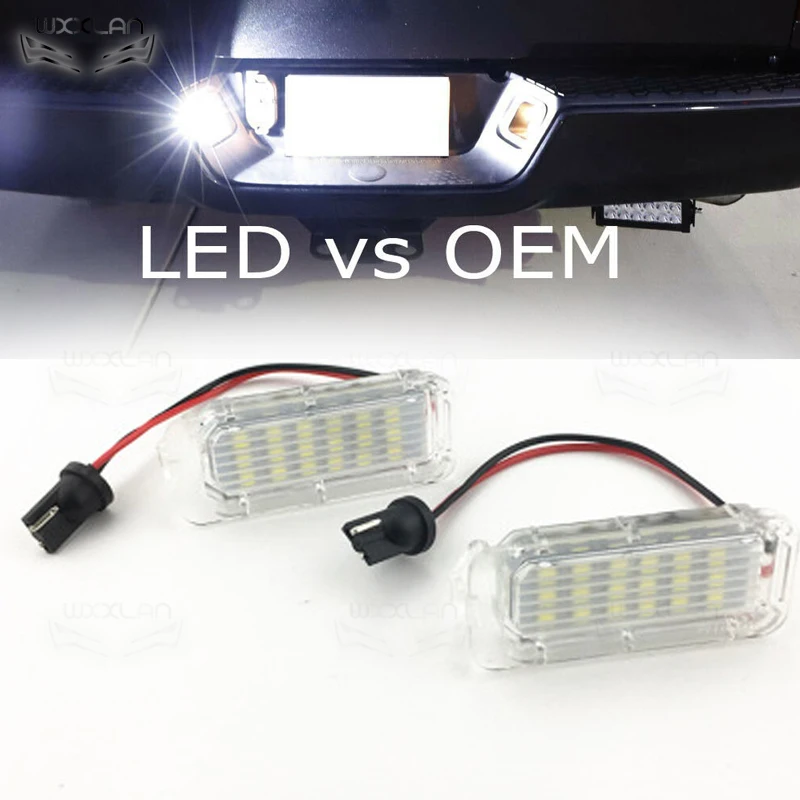Wxxlan для Ford Focus свет номерного знака 5D 18 SMD 3528 светодиодные лампы автомобиля Mondeo Fiseta