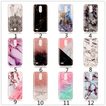 100 шт./лот Новинка Raninbow цвет Мрамор зерна задняя крышка чехол для LG K4 K8 K10