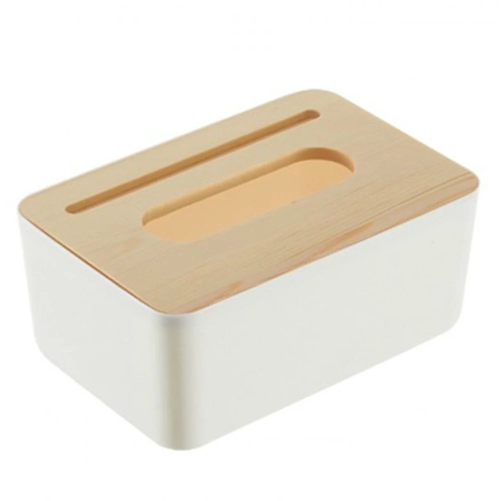 2Pcs Tissue Box Creative Paper Organizer Towel Holder Napkin Storage Container for Home