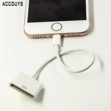 ACCGUYS 8 Pin Мужской до 30 Pin женский разъем зарядное устройство адаптер конвертер кабель для iPhone X 8 7 6 6s plus 5 5S iPad Mini Air Pro