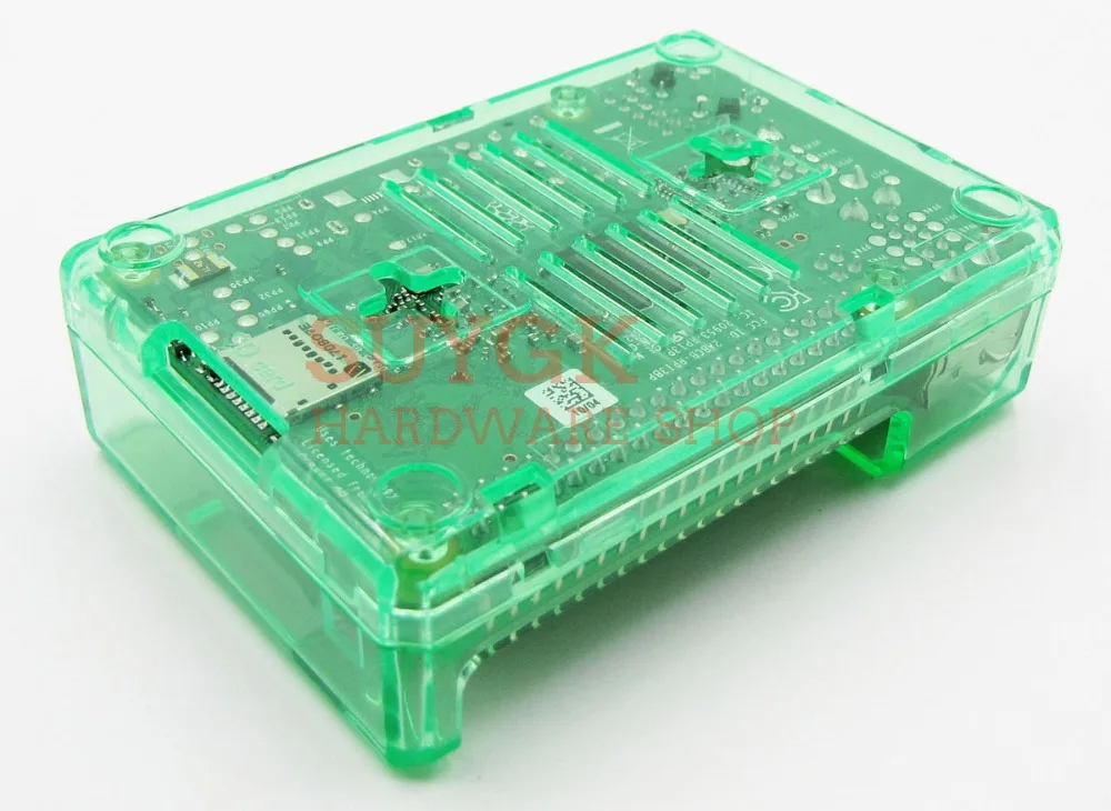 Raspberry PI 3 Модель B+ plus прозрачный зеленый чехол Корпус коробки для Raspberry PI 2, PI3 Модель B, PI 3B