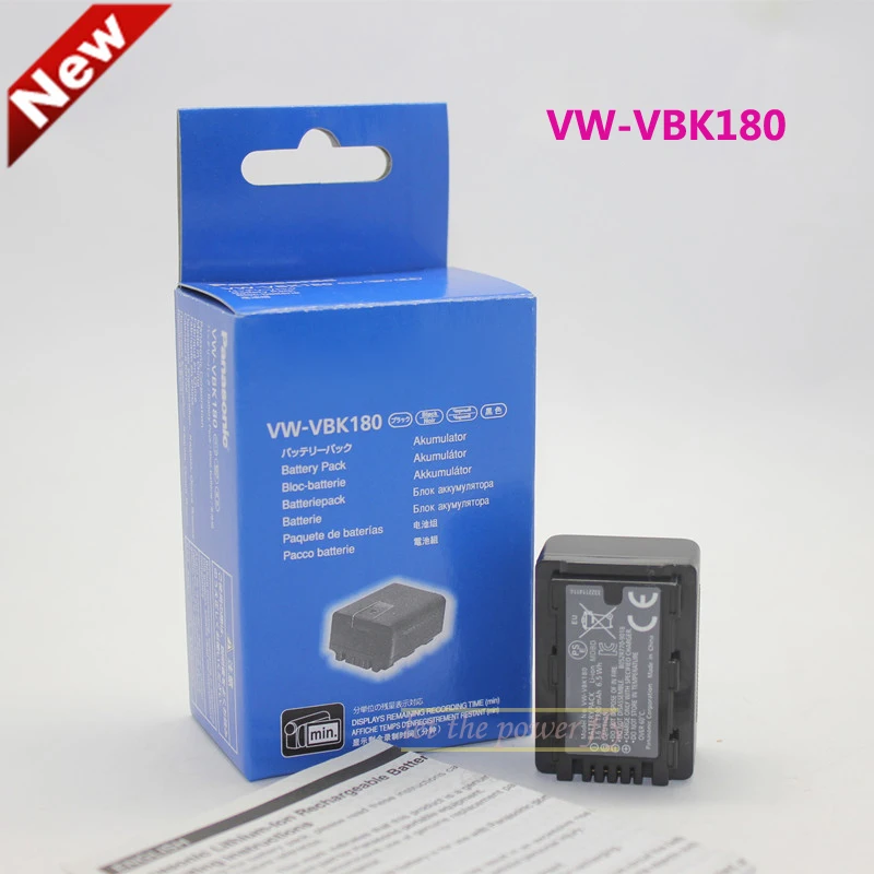 

VW-VBK180 VW-VBK360 VW VBK360 VBK360E VBK180 Camera replacement Li-Ion Battery for Panasonic V100 V10 V500 V700 H101 SD90 SD80