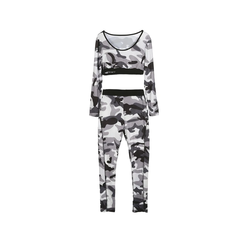 WQJGR 2018 Pants Women Cotton Fashion Camouflage Women