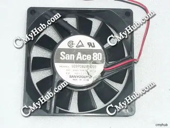 

For SANYO DENKI 109P0824M609 DC24V 0.07A 8020 8CM 80mm 80x80x20mm 3Pin 2Wire Cooling Fan