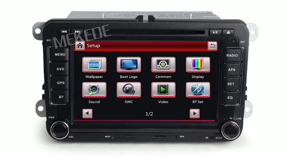 Sale minimum price ! 7" Car DVD For VW GPS Navigation original menu for GOLF 6 polo Bora JETTA MK4 OCTAVIA Fabia GPS free ship 18