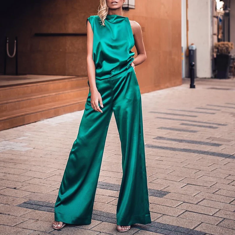 INDRESSME 2019 новый стильный комплект из двух предметов укороченный топ без рукавов с