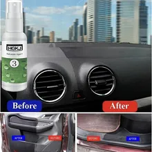 Agente de remodelação de couro automotivo, acessórios para automóveis, HGKJ-3-50ml plástico, manutenção de couro, limpador, agente remodelador