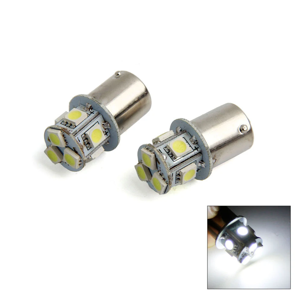 YSY 500 шт. BA15S R5W 1156 5050 8SMD светодиодный автомобильный тормоз светодиодный лампа задние фары поворотов парковка DRL вождения авто лампы