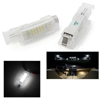 

Error Free LED SMD Vanity Mirror Visor Lights Interior Lamp for VW Jetta Passat Tiguan Golf Touran Sharan Polo EOS 2PCS