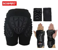 Парящий Спорт на открытом воздухе защитный Hip Pad наколенники Поддержка запястья Катание на роликах Сноуборд Лыжный спорт влияние экстремальный спорт Protectio - изображение