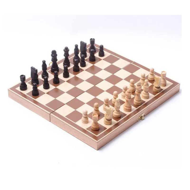New 30*30CM Funny Folding Folable Wooden International Chess Set Board Game Funny Game Sports Entertainment Free Shipping New 30*30CM Funny Folding Folable Wooden International Chess Set Board Game Funny Game Sports Entertainment Free Shipping