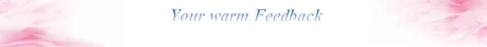 warm feedback