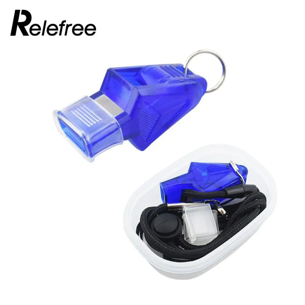 Buy Four Pieces 4 Colors Survival Whistle Match Whistle Football Sports Referee