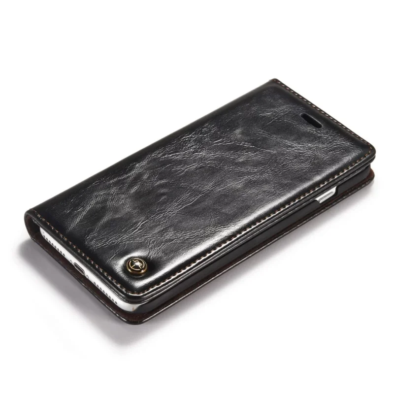 HotOriginal CaseMe003 For iPhone 7 7 Plus Case Retro Crazy Horse Book Style Leather Case With Stand For iPhone 6 6S Plus SE 5S (22)