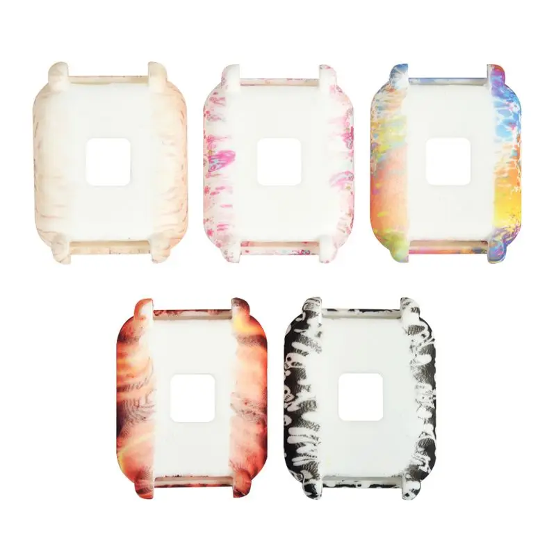 

Anti-Scratch Colorful Protective Case Cover Protector Frame Shell Replacement for Huami Amazfit Smart Watch Accessories