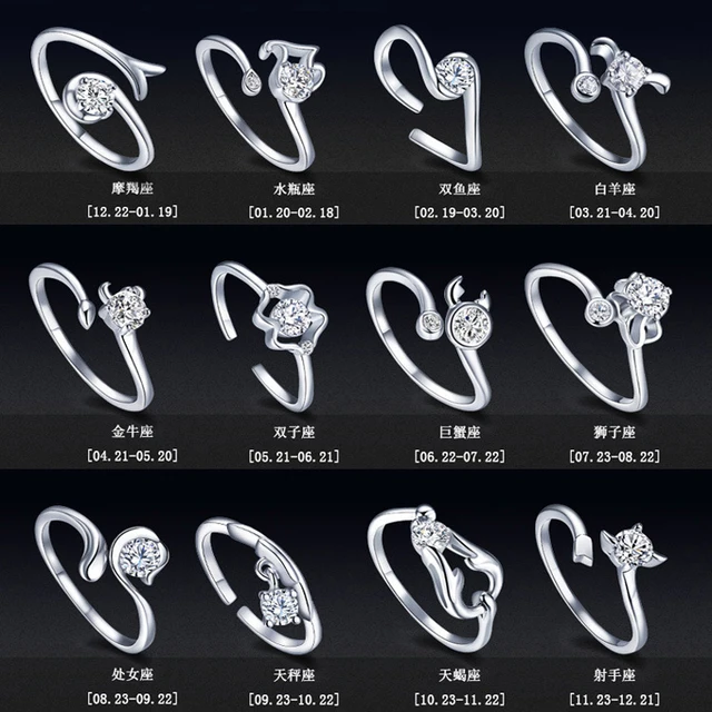 wedding ring material Aries Ring Cancer Taurus 12 Gemini Adjustable Zodiac Leo wedding ring material Aries Ring Cancer Taurus 12 Gemini Adjustable Zodiac Leo