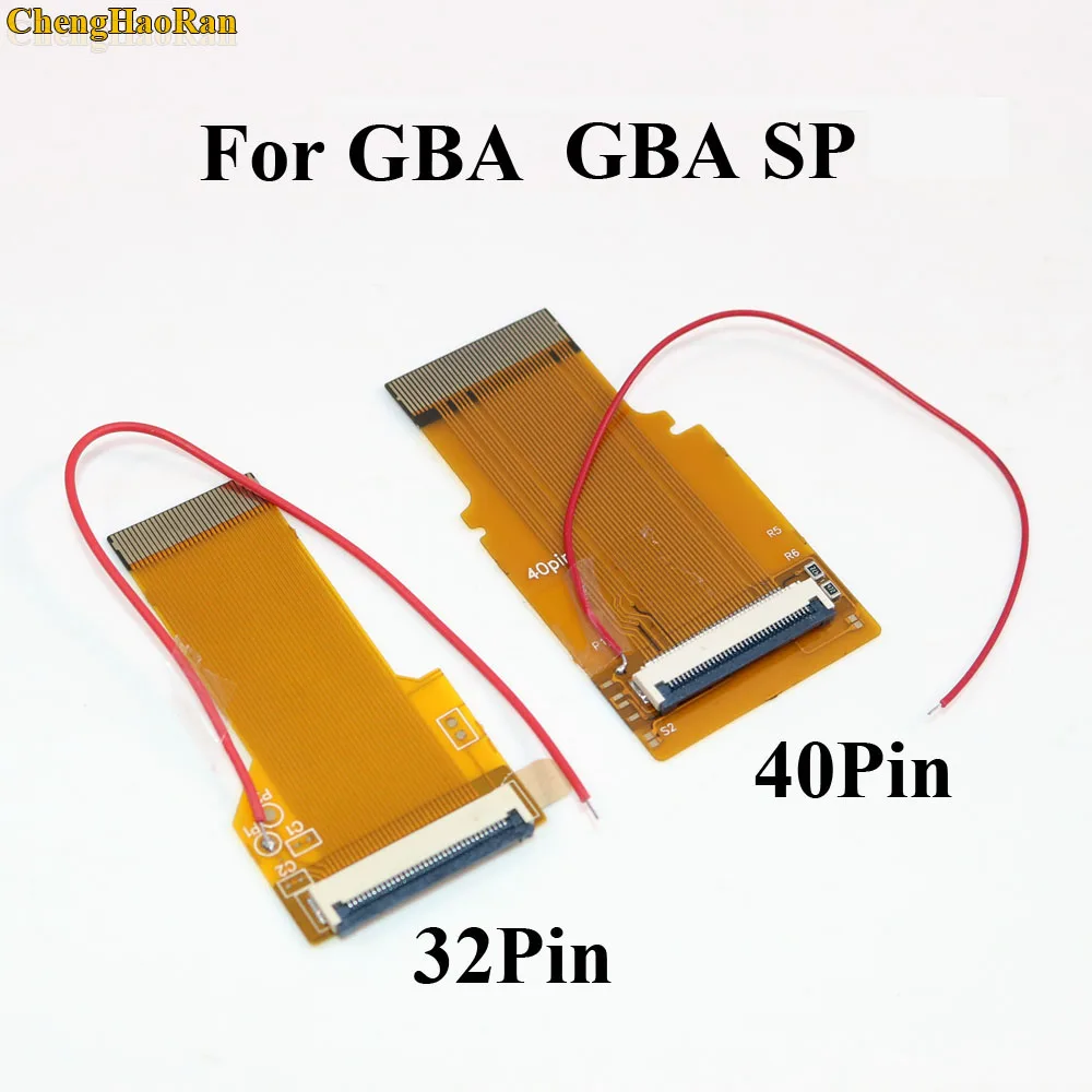 ChengHaoRan 2 шт 32P 40 P для GameBoy Advance GBA ленточный кабель 32 Pin AGS 101 адаптер с подсветкой