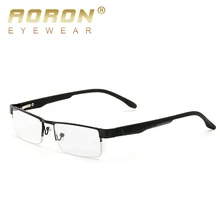 AORON квадратные очки для чтения из нержавеющей стали компьютерные очки для мужчин и женщин анти синий луч Gafas De Lectura 1,00-4,00
