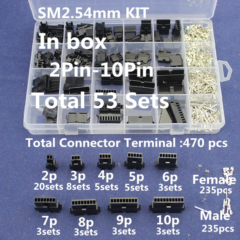 SM2 54 Kits 53 Sets Kit In Box 2p 3p 4p 5p 6p 7p 8p 9p