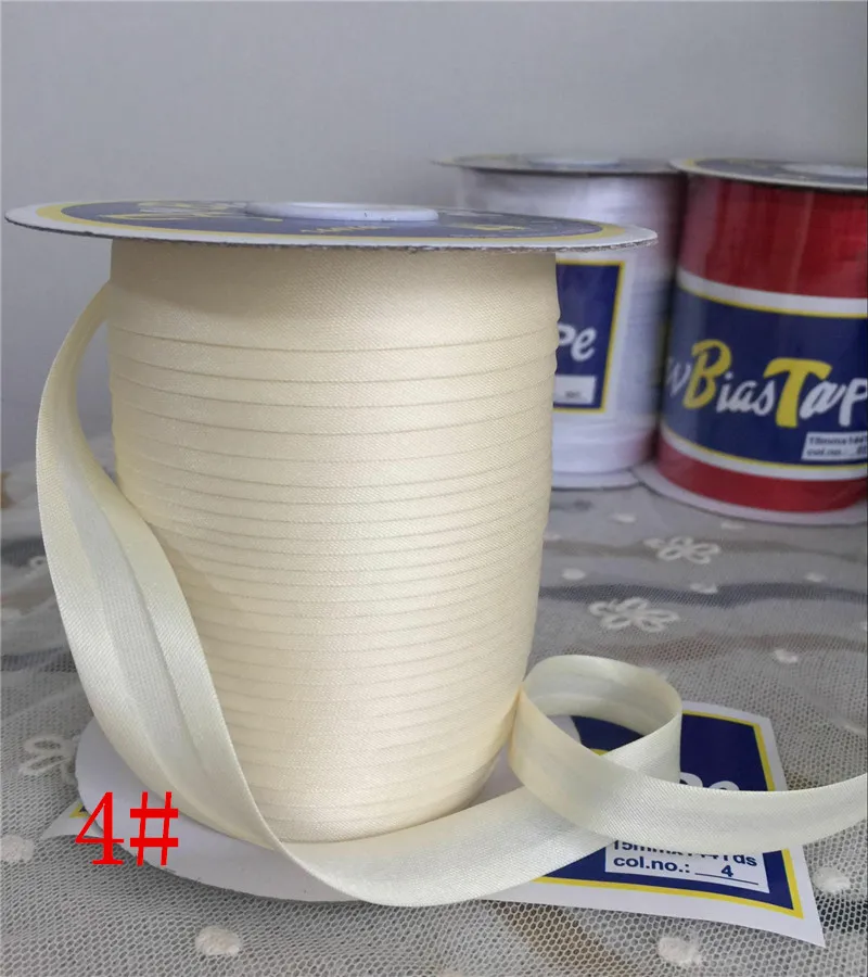 

5/8" (15mm)X25Yards/Card Satin Bias Tape Binding Tape,AW Brand handmade For DIY Garment Sewing And Trimming