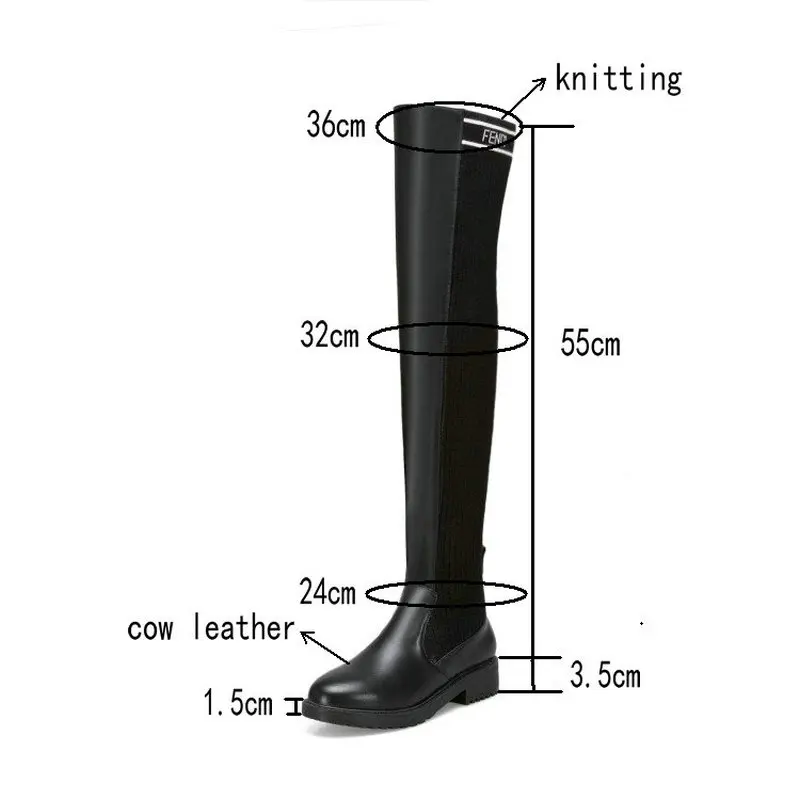 Femme Haute 43 Bottes Nouveau Mariage Robe Genou Grande De Chaussures Noir Bas Femmes Dames Sur Taille Cm Le Soirée Casual 3 Western Talons wr1p0qwv