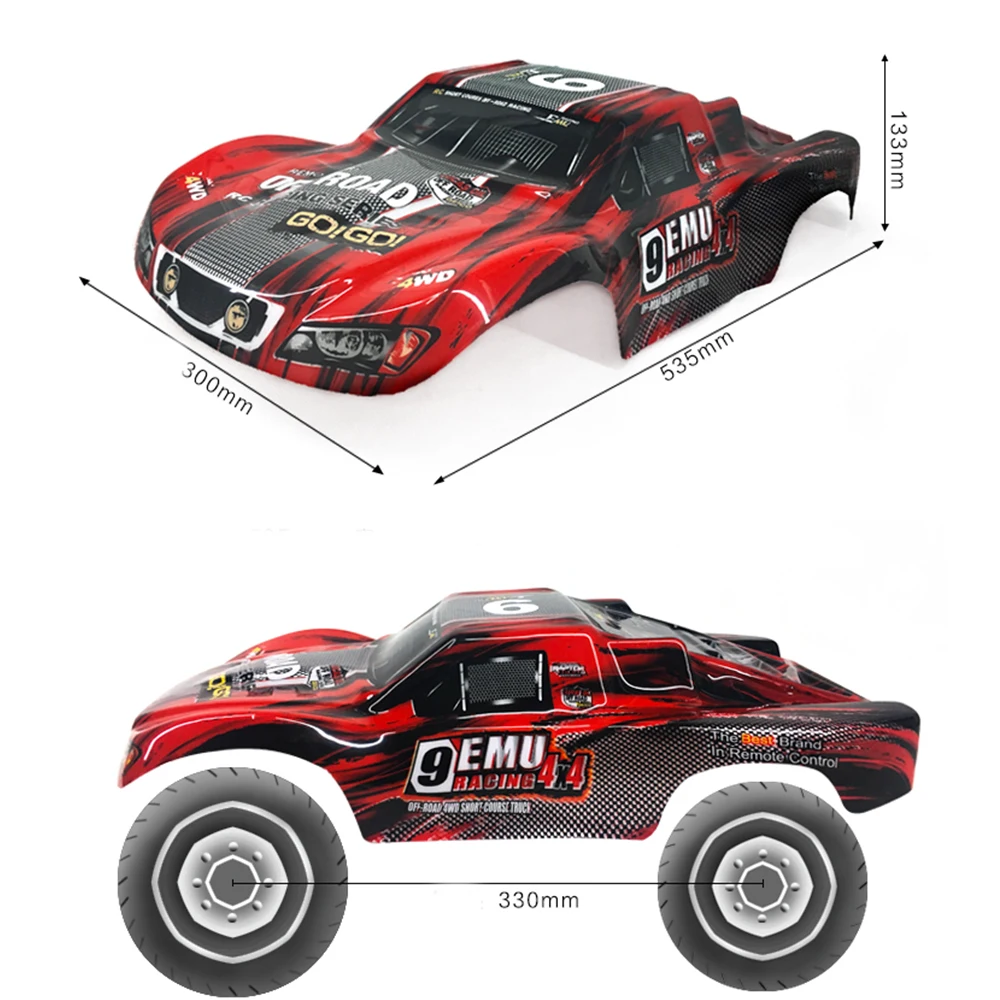 Remo пластик ПВХ корпус автомобиля поверхностный корпус M0280 для 1/10 HQ 727 4X4 Traxxas SCX10 Slash чехол пульт дистанционного управления игрушки запасные части