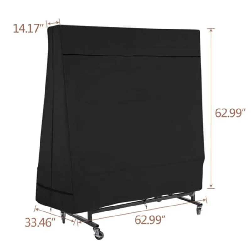 

Heavy Duty Waterproof UV Resistant Table Garden Tennis Pong Table Cover Rain Wind Sun Blanket Protector Outdoor Storage