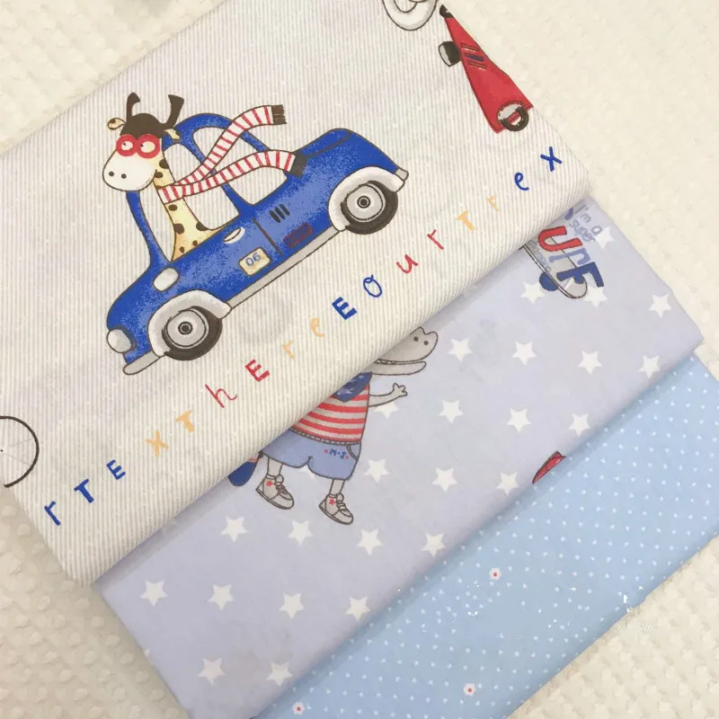 

1.6m width Cartoon Crocodile Cotton Fabric for Children's Student Bed Goods Covered with Bed Sheet Fabric