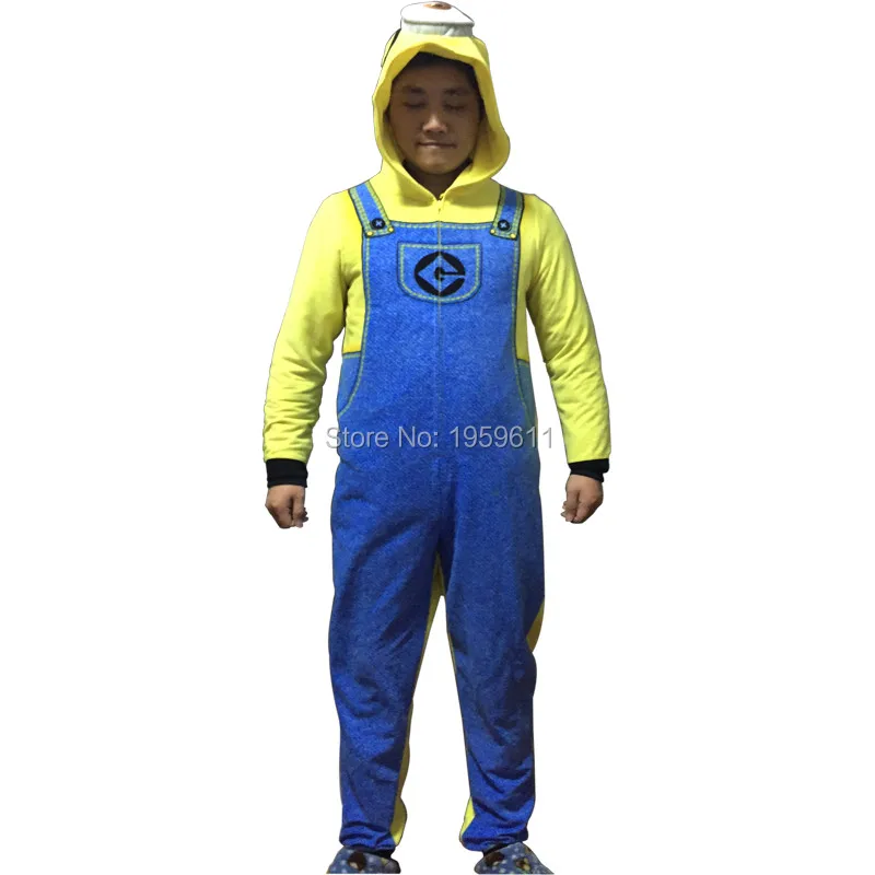 

Despicable Me Minions Pyjamas 3D One eye Onesie Animal Onesies Costume Hoodie Pajamas Sleepwear Unisex
