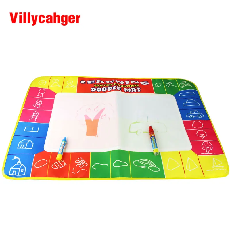 74x49cm Magic Water Doodle Mat with 2 Pen Colorful Reusable Kids Painting Board Play Educational Learning Toys | Игрушки и хобби