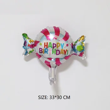 

Candy Fruit Cartoon Aluminum Foil Balloon Theme Party Decoration Helium Balloon Children's Birthday Gift