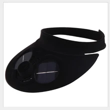 Кепка с вентилятором на солнечной батарее вентилятор 1 шт. мини студенческий натуральный ветер детские подарки дамские инструменты летний охладитель тени работа/выход