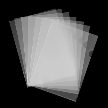 

3PCS/Lot A4 Transparent L Folder Document Pocket File Sheets Protectors Paper Keeper Office Business Use File Pouch