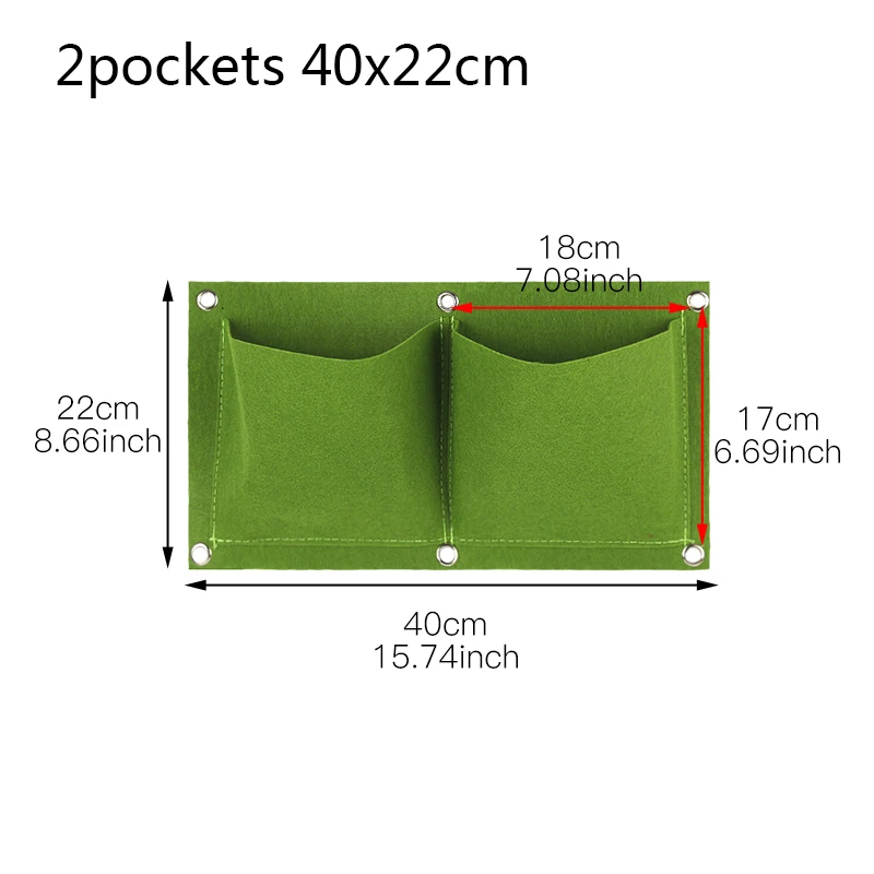 Садовая сумка для выращивания растений, вертикальная садовая плантатор, мульти карманное настенное крепление, сумка для выращивания в помещении, подвесные Садовые принадлежности