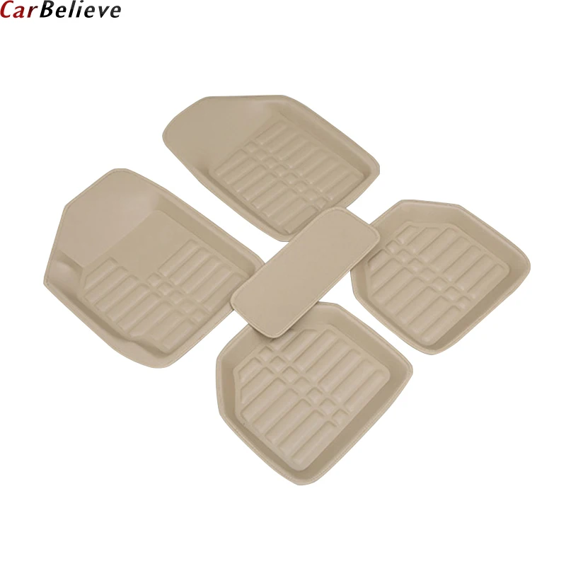 

Car Believe car floor Foot mat For ford fusion s-max everest fiesta mk7 2007 kuga 2008 focus 2017 waterproof accessories carpet