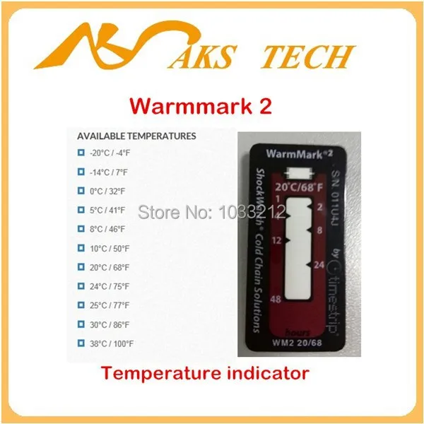 WarmMark2 Time Temperature Indicatorlabel averylabel makinglabel tape