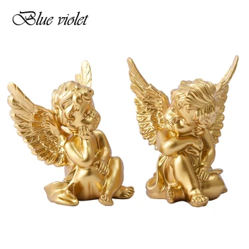 

Modern Abstract Sculpture Figurine White Eros Cupid Angel Office Home Decoration Art Resin Decoration Craft Bar Cafe Gifts 9