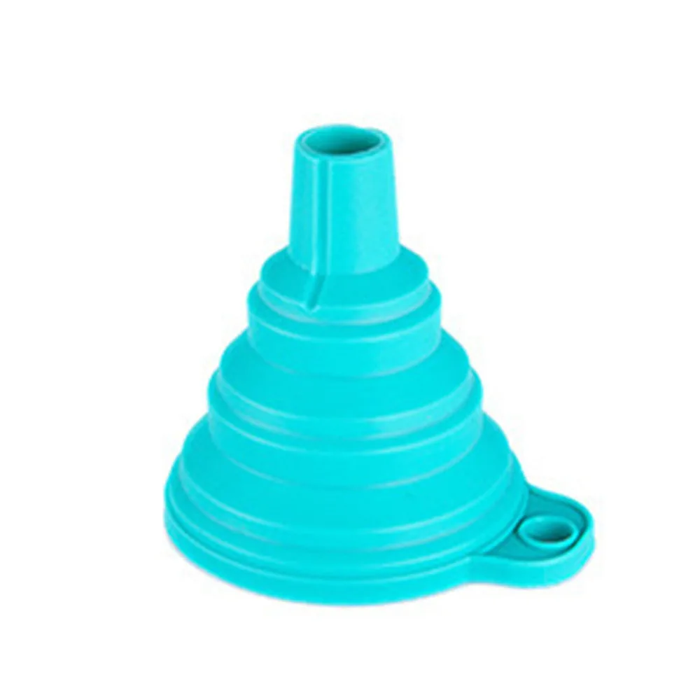 Kitchen Tool DIY Food Grade Folding Silicone Funnel Household Liquid