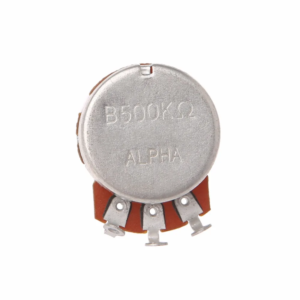 

B500K Electric Guitar Split Shaft Linear Taper Potentiometer Volume Tone Pot N10 dropship