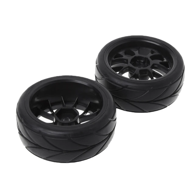 Best Price 4pcs 12mm RC Car Tires Wheels 1/10 On Road Car Hex For HSP HPI Spare Partsfree shipping